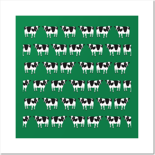 Cows pattern Posters and Art